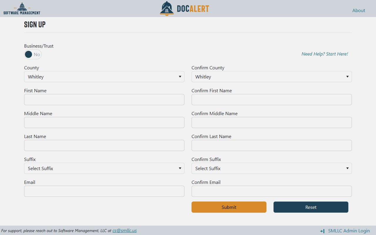 Whitley County probate records DOC ALERT county recording channel